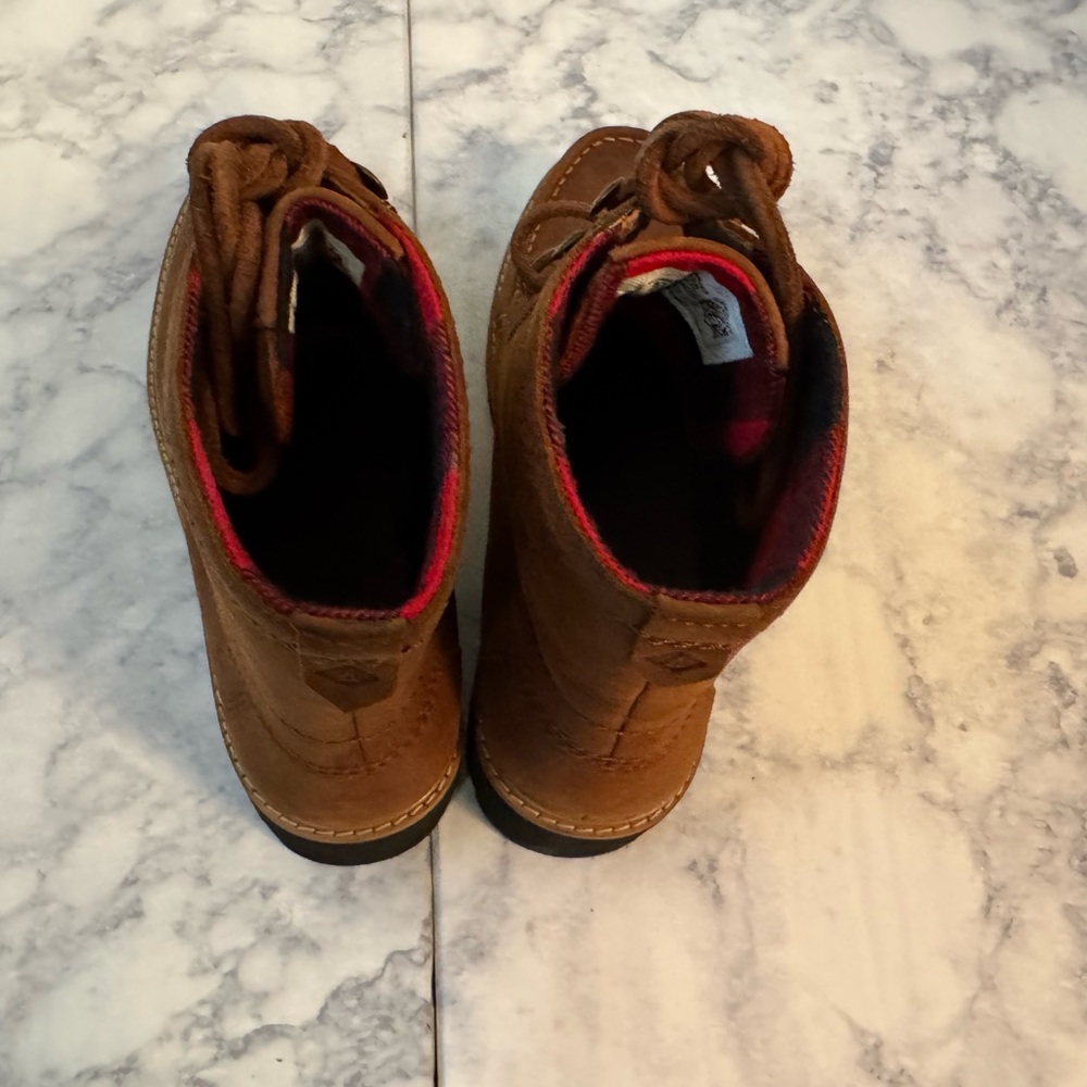 Sperry A/O Tan Leather Winter Boots - Picture 7 of 9